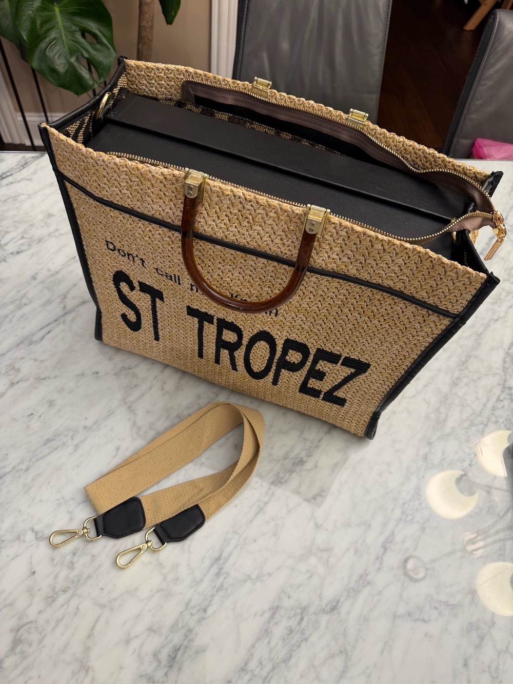 Bronx And Banco St Tropez Rafia Bag